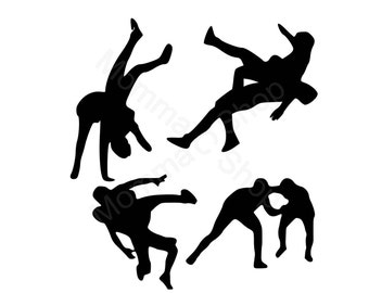 Wrestling Bundle 1 Instant SVG Digital Download File Cuttable