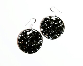 Onyx Crystal Earrings