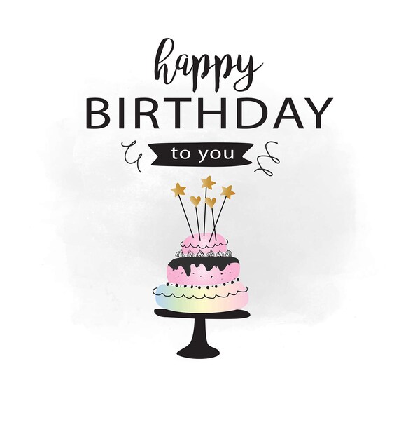 Download Happy Birthday SVG clipart Birthday Quote Digital Cutting