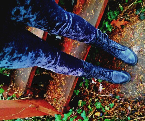 Tough Luv Velvet Leggings Burgundy main image 1