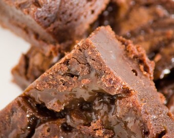 Salted Caramel Brownies - 12 brownies