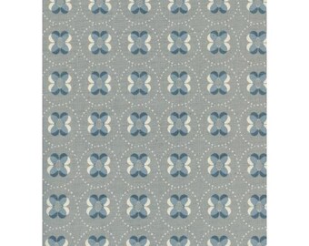 NEW!! - Cotton Fabric by the Yard - Fat Quarter Bundle - Quilt Fabric Bundle - Cotton + Steel - C5171-001 Panorama - Petal Dots - Fog