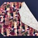 Set of 4 - Wine Splendor Reversible Place Mats