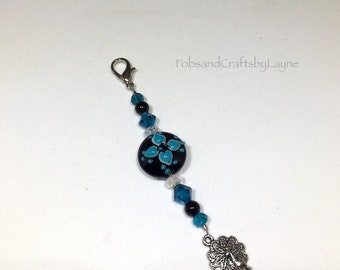 Beaded Scissor Fob for Cross Stitch, Embroidery, Needlepoint, Sewing, Quilting, Knitting, Scissor Keeper, Scissor Minder, Scissor Bling