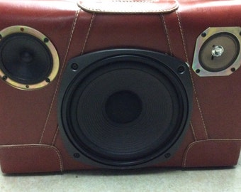 Vintage Portable Suitcase Boombox - Great Sound