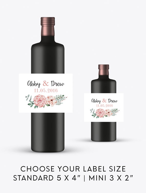 wine label size