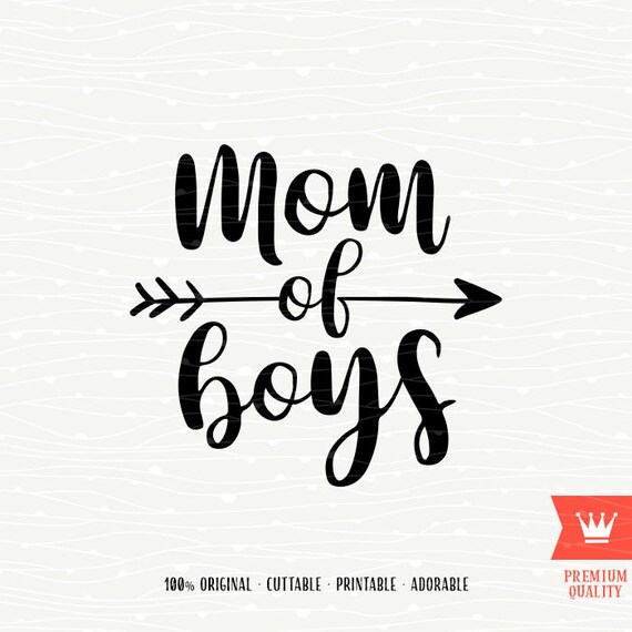 Download Momlife SVG Mom Of Boys svg Cutting File Mommy Boy Mother Boys