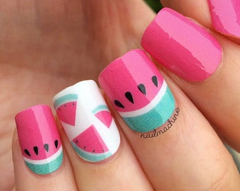 Watermelon Nail Polish Wraps