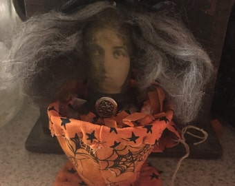 Primitive Doll, Halloween, Witch, Witches Brew