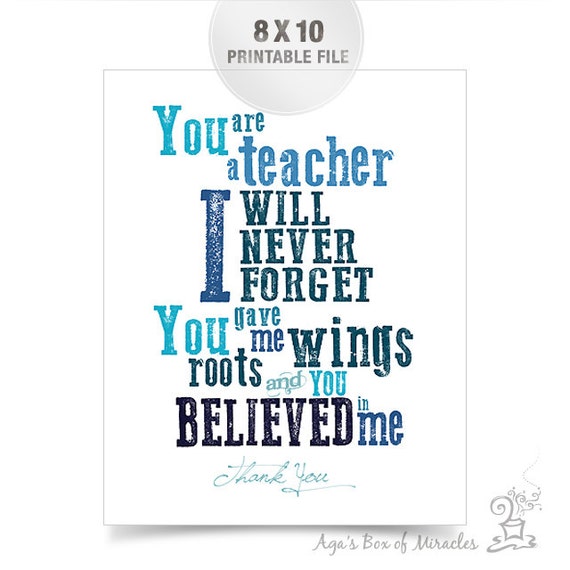 8x10 teacher appreciation printable jpeg thank you teacher