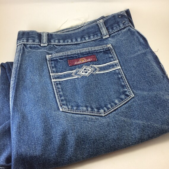 Jordache jeans L XL 80s designer denim get the look 38 waist