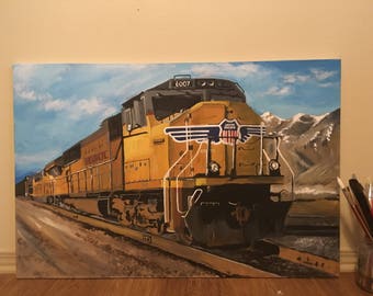 Union Pacific Railroad Painting