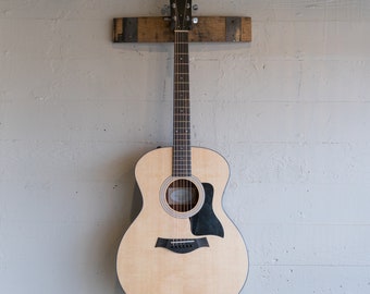 Personalized Groomsmen Gift - Wall Mounted Tennessee Whiskey Barrel Guitar Holder Hanger - Guitar Wall Mount - Best Man Gift - The Nashville