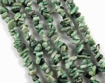 40 x TREE AGATE natural stone chips beads