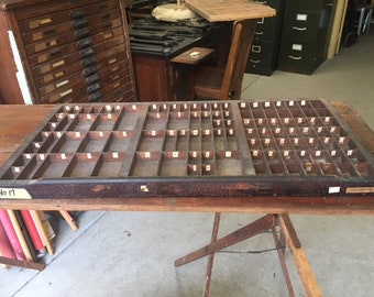 Hamilton MFG Co. Letterpress Typeset Drawer '17' USPS
