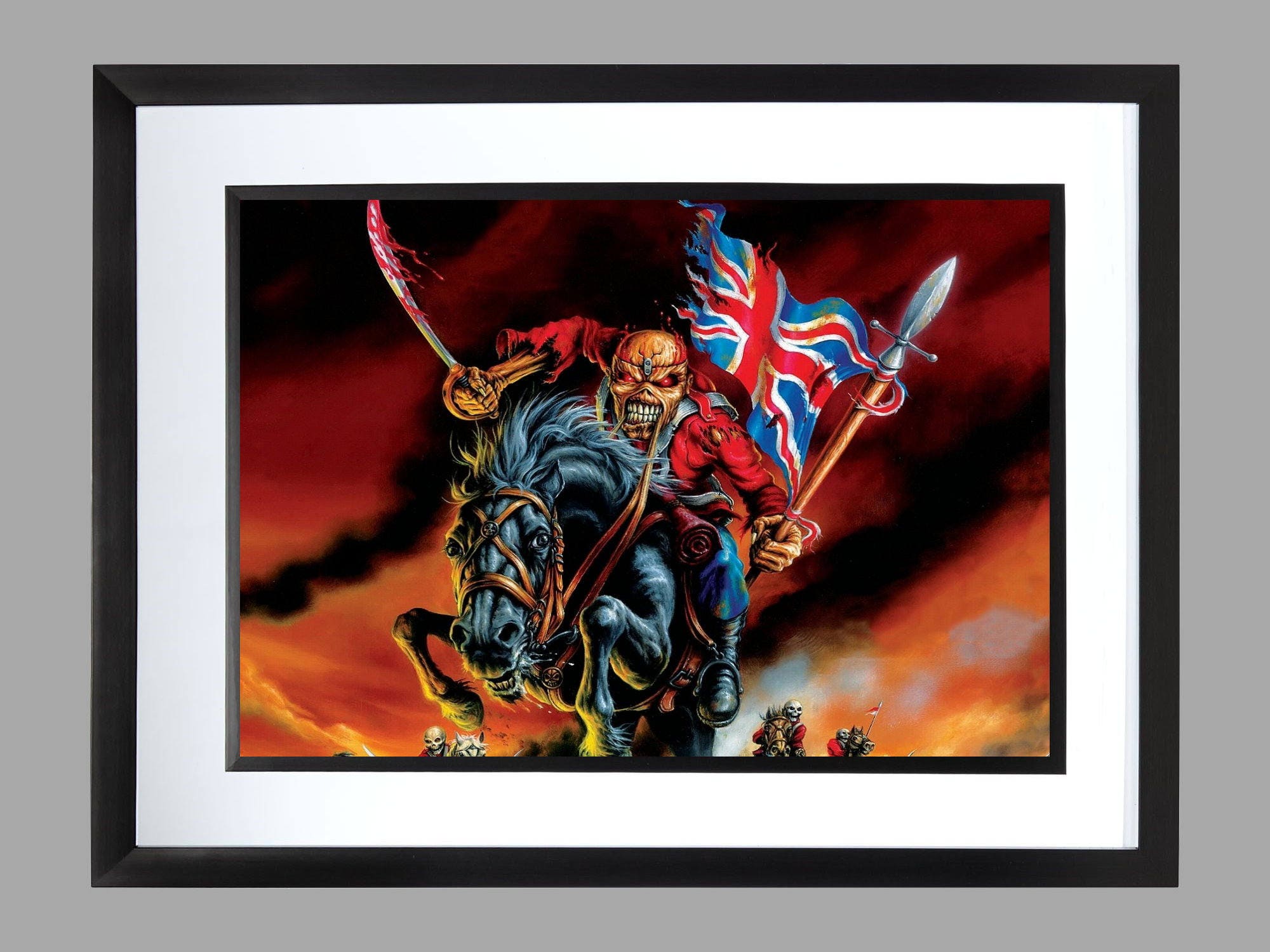 Iron Maiden A3 Wall Art . Print Graphic . Home Art . Poster
