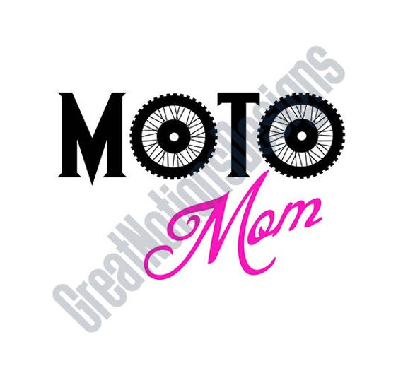 Download Moto Mom SVG HTV Vinyl Cutting Graphic Art