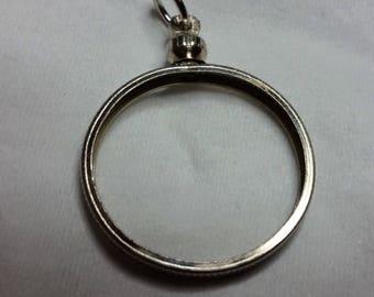 Coin Bezels for most us coins silver dollars,half,quarter,dime nickel,or penny. turn most coins into a necklace. Select Size