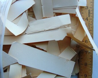 1873 Antique Small Papers Scraps