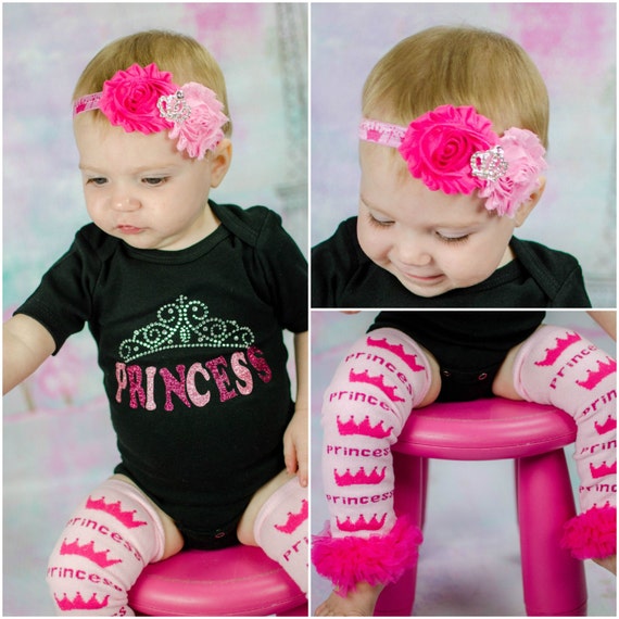 Princess Baby Girl Clothes Rhinestone Pink Princess Crown