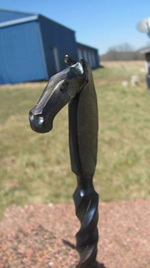 Equestrian Hoof Pick Horse Head Hand Blacksmith