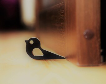 Door stop Door stopper Door wedge Bird doorstop Door holder Doorstop Hold the door Hodor Wood door stop Bird door Door decor Door hold Floor