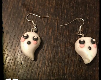 Cute ghost earrings
