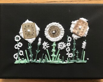 Mini Steampunk Wildflower Garden