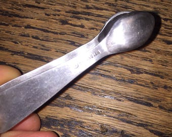 SALE Silver Sugar Tongs from Cafe Otten Held Silber 90 Hallmark Dutch Art Deco Tongs