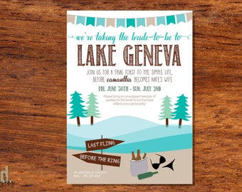 Lake Party Invitation Templates Free 2