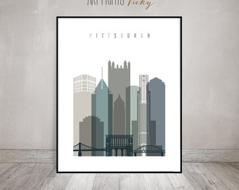 Pittsburgh art | Etsy