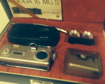 Minolta 16 MGS Subminiature Camera 16MM Original Case