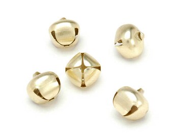 1/2 Inch Gold Jingle Bells (144pc)