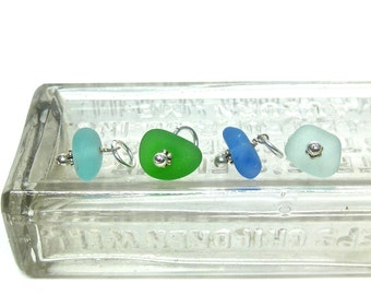 Sea Glass Charm | Beach Glass Charm | Charm | Sea Glass Jewelry | Beach Glass Jewelry | Colorful Charms | Sterling Silver Charms |