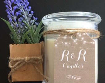 Large Soy Scented Candle - French Lavender