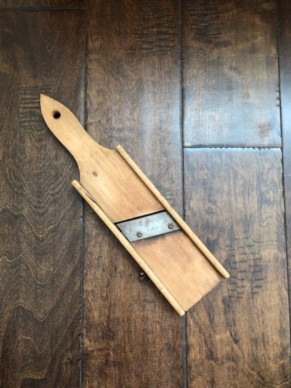 Vintage Wood Cheese Slicer