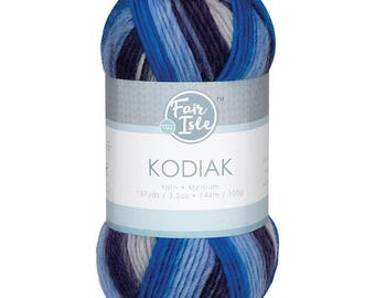 Coastal Fair Isle Kodiak Space Dye Yarn Wool (Pre-Order)