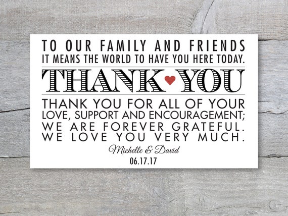 thank you letter after wedding reception diy thank you card thank you message wedding program thank you letter after wedding reception diy thank you card thank you message wedding program