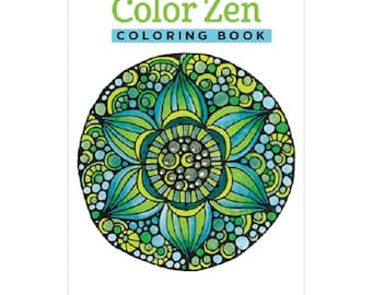 Design Originals Color Zen Adult Coloring Book - 5.25 x 8.25 in - 28 Designs