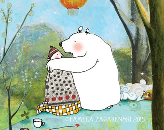 Card 130 Bear Love Hug