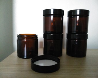 Glass Cosmetic Jar with screw-on lid - 60ml