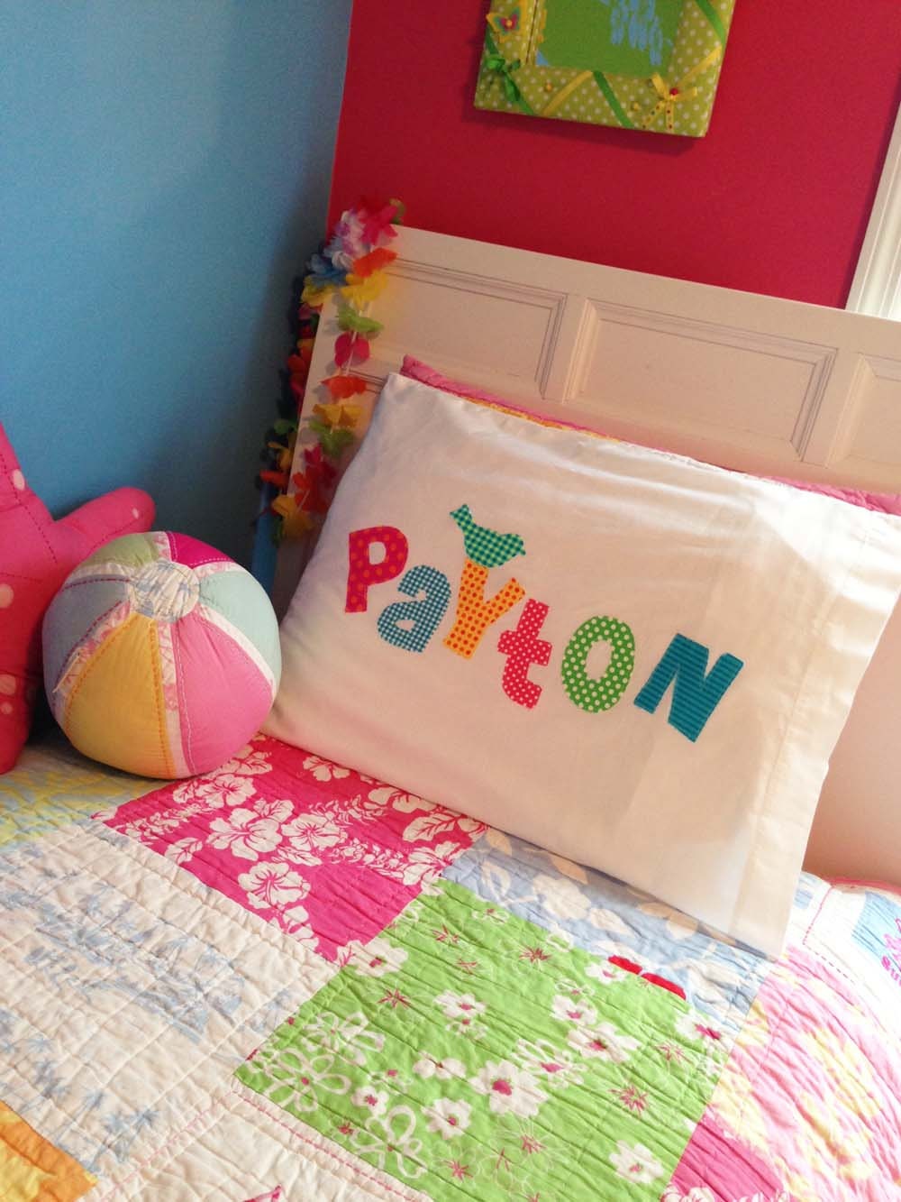 Personalized Name Pillowcase Match Your Room Satin Pillow