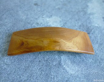 Barrette made of Elm wood