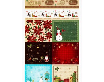 Washi stickers / Christmas stamps
