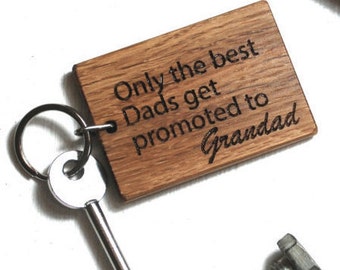 Best Dads Keyring - Father's Day - Dad Gift - Gifts For Dad - Grandad Gifts - Gift for Grandad - Gift for Him - Grandpa Gift - Dads Gift