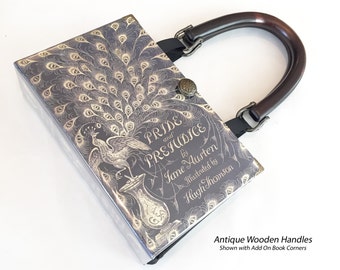 Pride and Prejudice Book Purse - Jane Austen Book Cover Handbag - Pride and Prejudice Book Clutch - Jane Austen Bookish Fashion