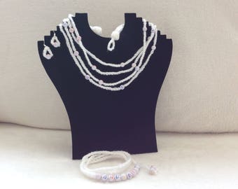 Crocheted Jewellery Set