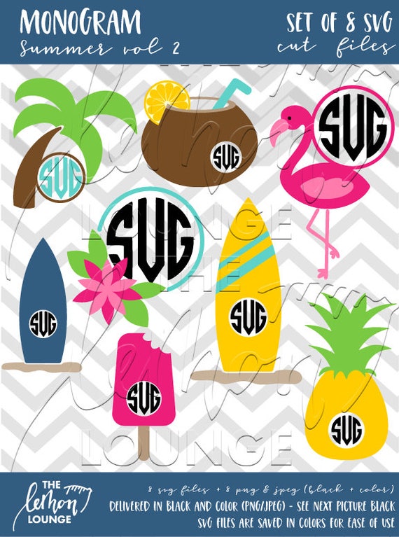 Download Vacation Monogram svg 8 Summer monogram svg beach svg