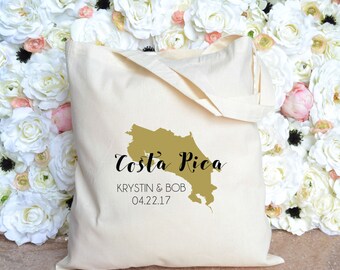 Costa Rica - Personalized Destination Wedding Welcome Bag