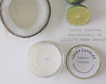 Lucky Candles | Soy Wax Candle | Hand poured | Scented Candles |